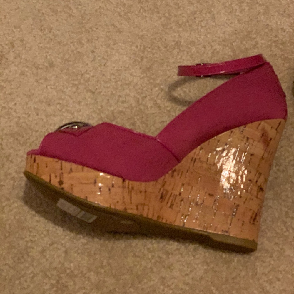 BCBGirls Pink Wedge - Picture 3 of 3